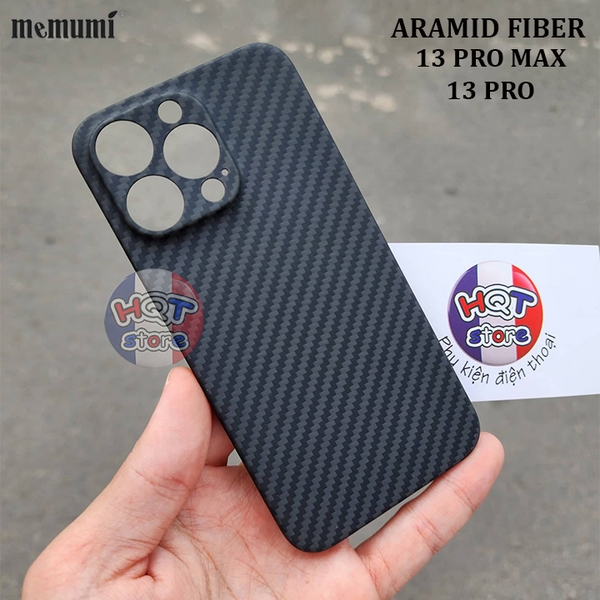 Ốp lưng Memumi Aramid Fiber Case IPhone 13 Pro Max / 13Pro sợi carbon