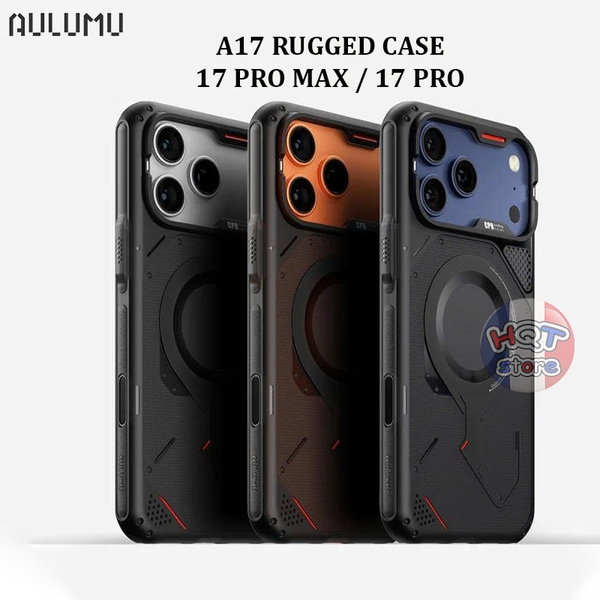 Ốp lưng nhám Aulumu A17 Rugged Case cho IPhone 17 Pro Max / 17 Pro