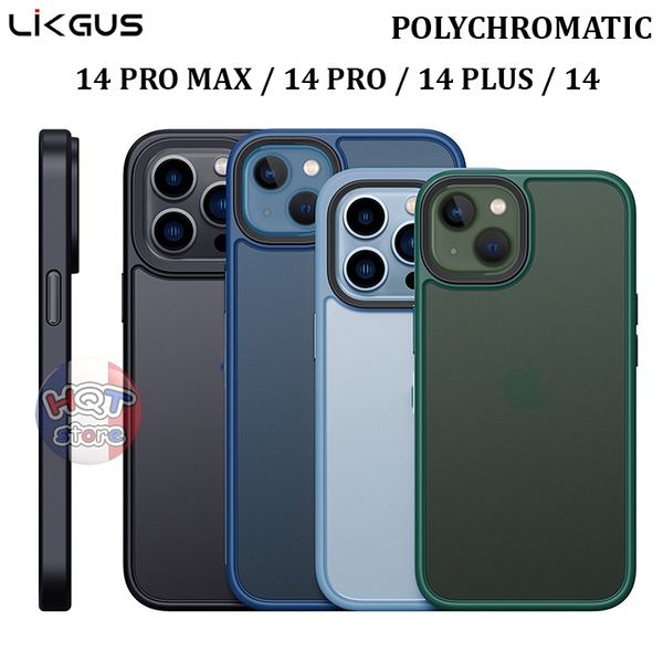 Ốp lưng nhám mờ Likgus Matte 3 cho IPhone 14 Pro Max 14 Pro 14 Plus 14