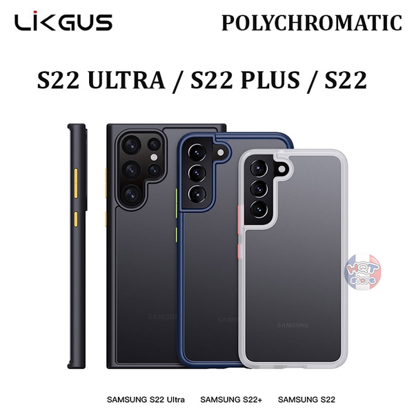 Ốp lưng nhám mờ Likgus Matte cho S22 Ultra / S22 Plus / S22