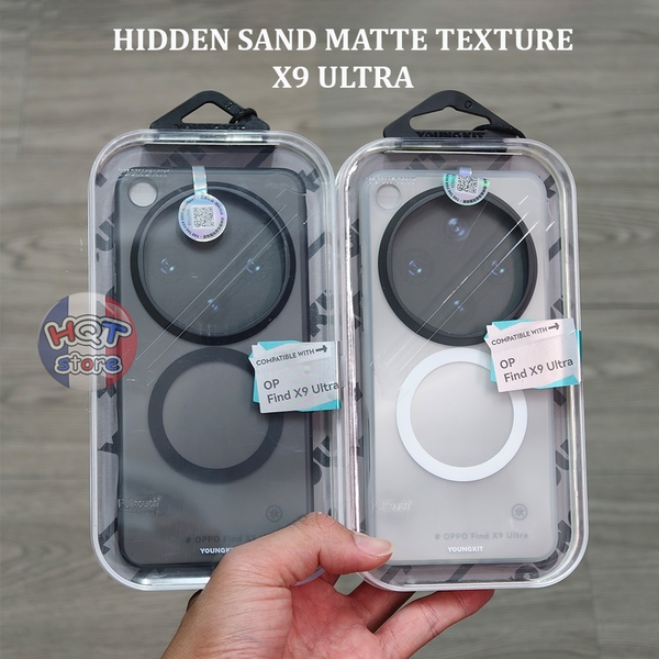 Ốp lưng nhám Youngkit Hidden Sand Texture cho OPPO X9 Ultra