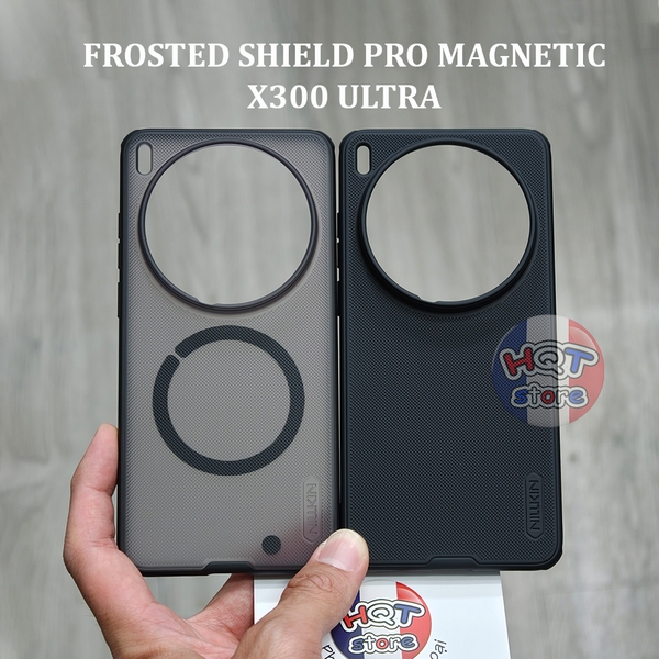 Ốp lưng Nillkin Frosted Shield Pro Magnetic cho Vivo X300 Ultra