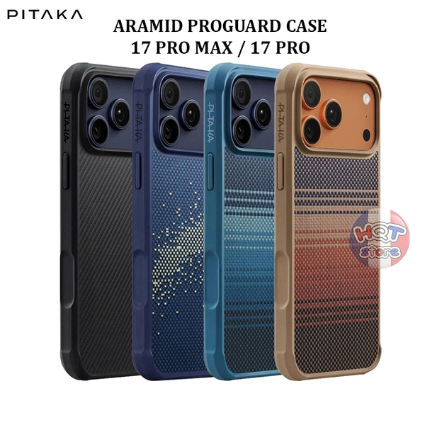 Ốp lưng PITAKA Aramid ProGuard Case cho iPhone 17 Pro Max / 17 Pro