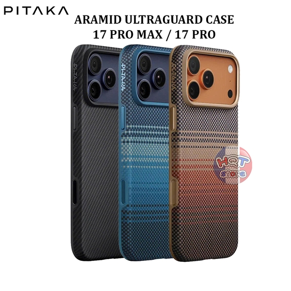 Ốp lưng PITAKA Aramid UltraGuard Case cho IPhone 17 Pro Max / 17 Pro