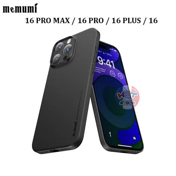 Ốp lưng siêu mỏng Memumi 0.3mm cho IPhone 16 Pro Max 16 Pro 16 Plus 16