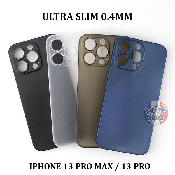 Ốp lưng nhám siêu mỏng Ultra Slim 0.4mm IPhone 13 Pro Max / 13 Pro