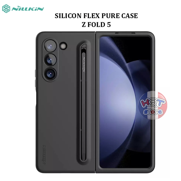 Ốp lưng Silicon kèm bút Nillkin Flex Pure Fold Case Samsung Z Fold 5