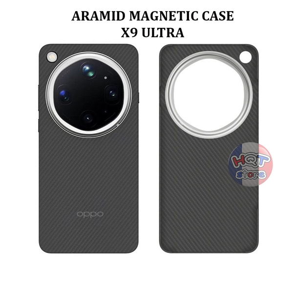 Ốp lưng sợi Carbon Oppo Aramid Magnetic Case cho Find X9 Ultra