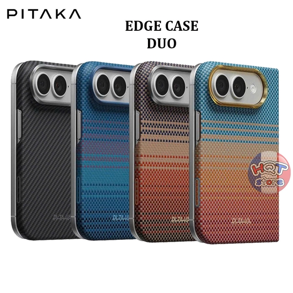 Ốp lưng sợi carbon PITAKA Edge Case iPhone Duo (Back Case)