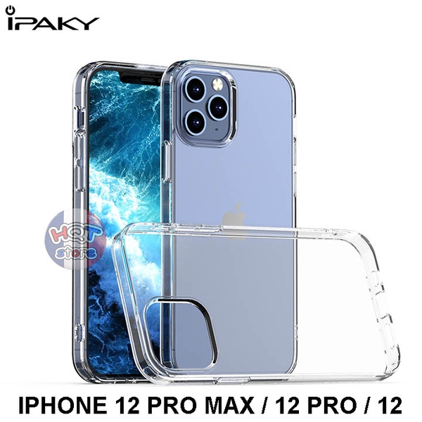 Ốp lưng trong suốt IPaky Nature cho Iphone 12 Pro Max / 12 Pro / 12 / 12 Mini