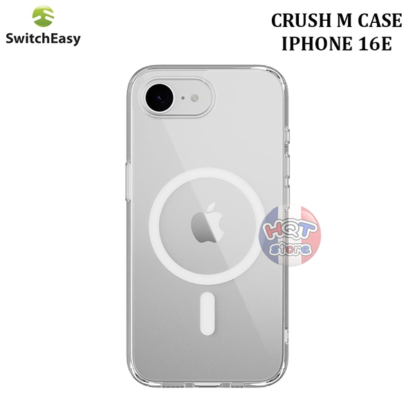 Ốp lưng trong suốt SwicthEasy Crush M Protective Case iPhone 16E 2025