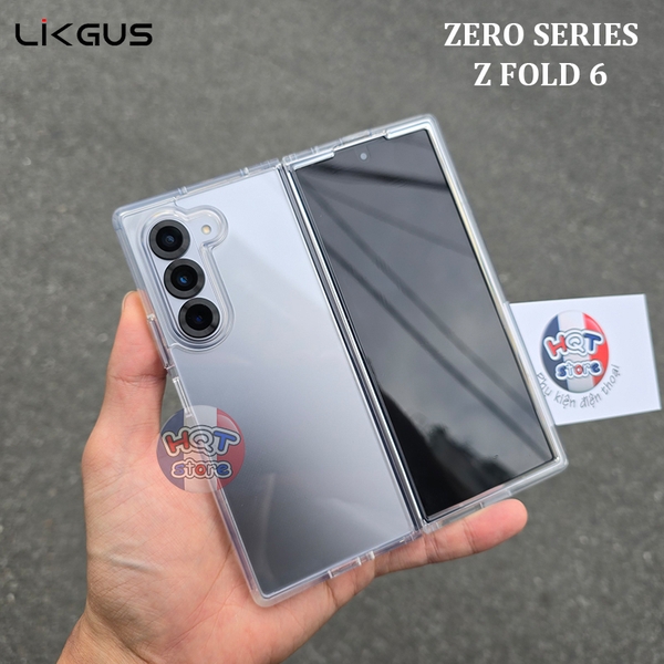 Ốp lưng trong suốt viền dẻo Likgus Zero cho Galaxy Z Fold 6