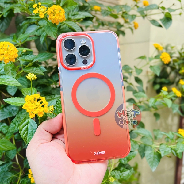 Ốp lưng trong X-LEVEL Colorful Magsafe iPhone 15 Pro Max / 14 Pro Max