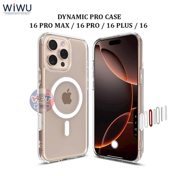 Ốp lưng WiWU Dynamic Pro Case iPhone 16 Pro Max 16Pro 16Plus 16