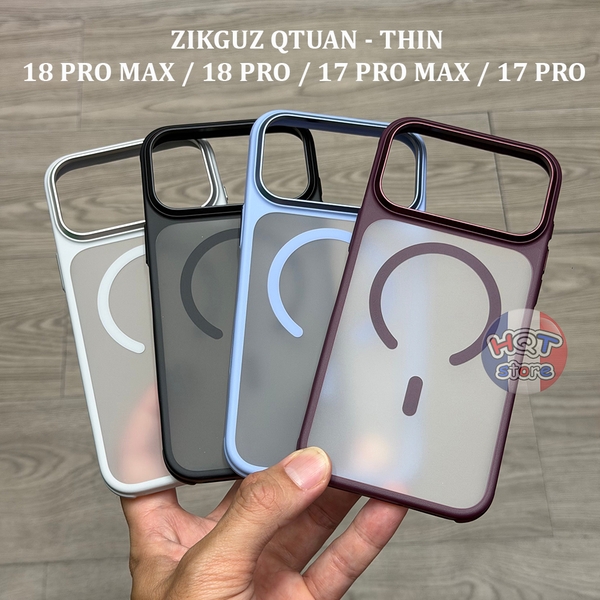Ốp nhám Zikguz QTuan Thin cho iPhone 18 Pro Max / 17 Series
