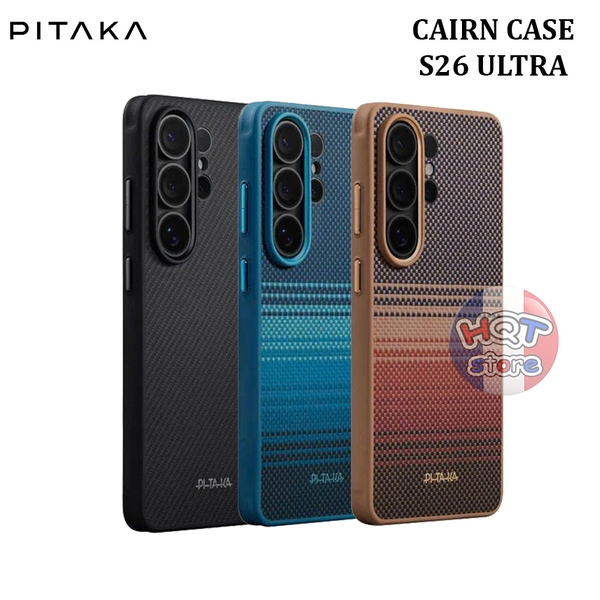 Ốp PITAKA Cairn Case Samsung S26 Ultra Aramid Full Viền Chống Sốc
