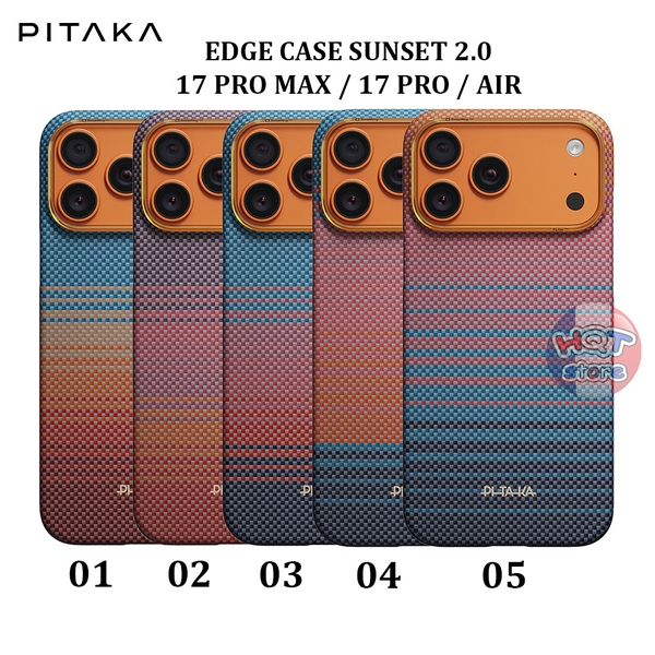 Ốp PITAKA Edge Case Sunset 2.0 iPhone 17 Pro Max / 17 Pro / Air