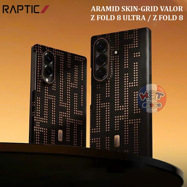 Ốp sợi Aramid Raptic Skin-Grid Valor Samsung Z Fold 8 Ultra / 8