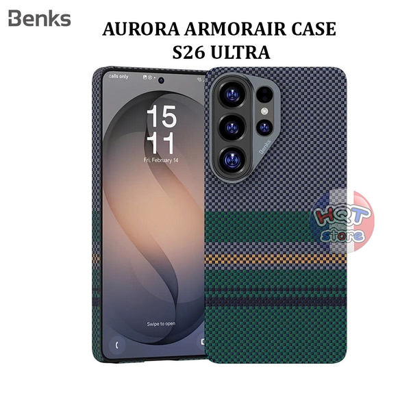 Ốp sợi carbon Benks Aurora ArmorAir C1 Samsung S26 Ultra