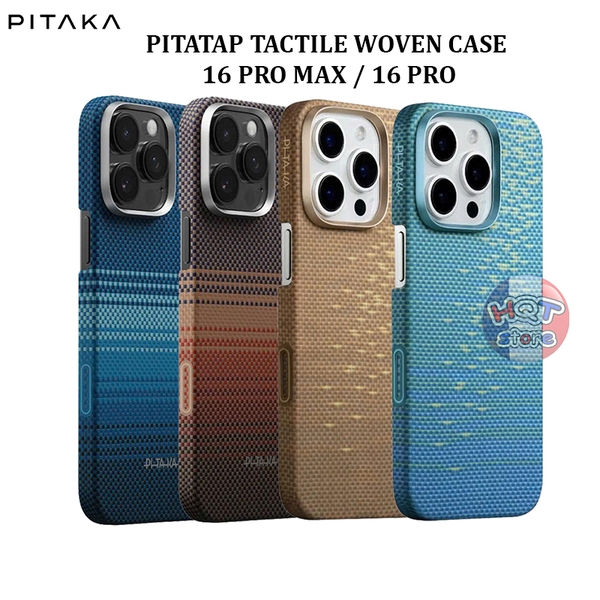 Ốp sợi carbon PITAKA PitaTap cho iPhone 16 Pro Max 16 Pro (nút camera)