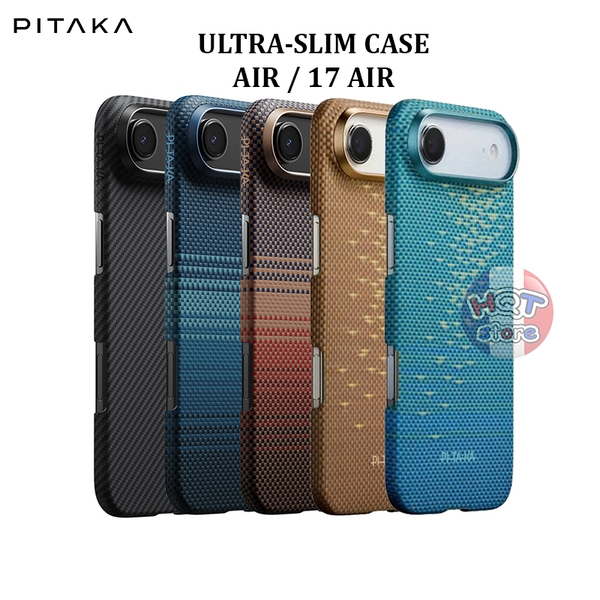 Ốp sợi carbon PITAKA Ultra-Slim Case IPhone Air / 17 Air siêu mỏng nhẹ