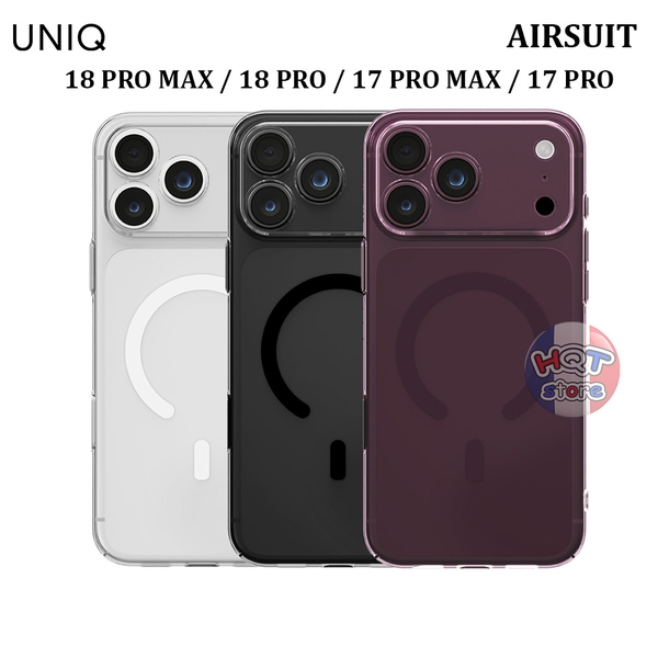 Ốp trong cứng UNIQ AirSuit cho IPhone 18 Pro Max / 17 Series