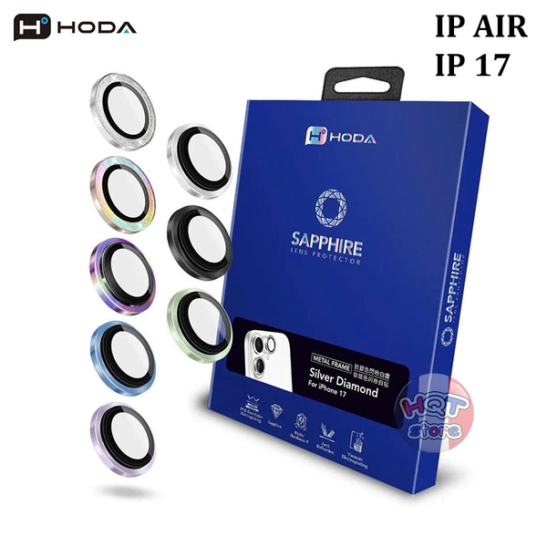 Ốp viền kính bảo vệ Camera Hoda Sapphire cho iPhone 17 / Air