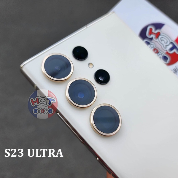 Ốp viền kính bảo vệ 3 Camera Hoda Sapphire cho Samsung S23 Ultra