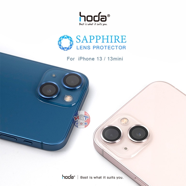 Ốp viền kính bảo vệ Camera Hoda Sapphire IPhone 13 / 13 Mini
