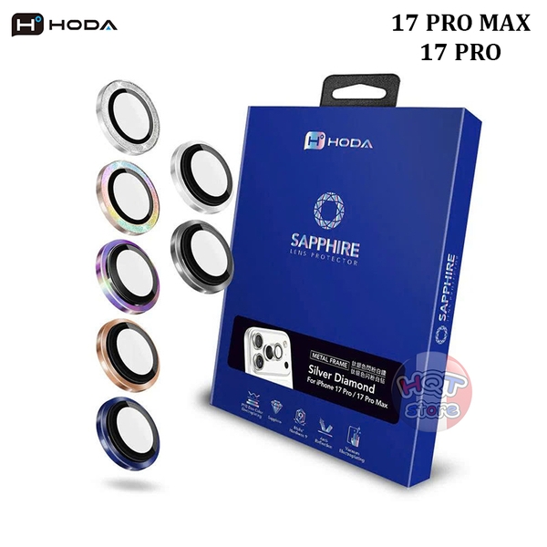 Ốp viền kính bảo vệ Camera Hoda Sapphire iPhone 17 Pro Max / 17 Pro