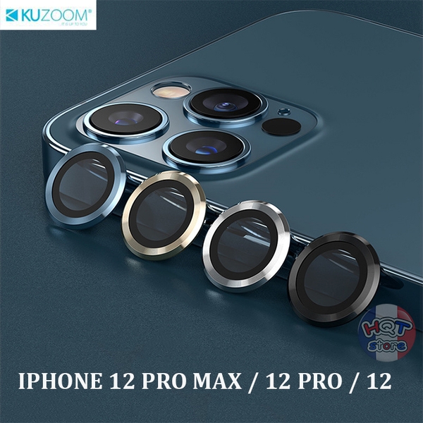 Ốp viền kính bảo vệ Camera Kuzoom Lens Ring IPhone 12 Pro Max  12 Pro