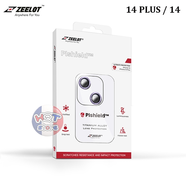 Ốp viền kính bảo vệ Camera ZEELOT PIshield IPhone 14 Plus / 14