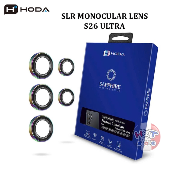 Ốp Viền Kính Camera Hoda Sapphire MONOCULAR Samsung S26 Ultra