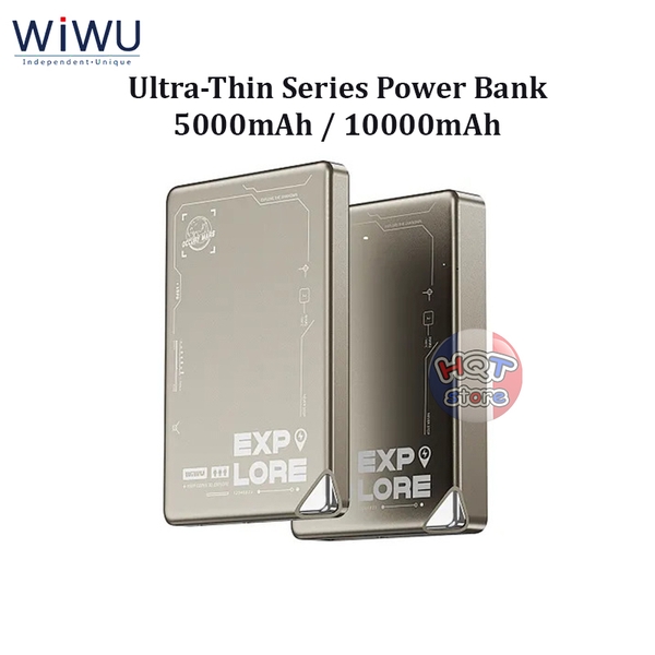 Pin sạc dự phòng Magsafe WiWU Ultra-Thin Wi-P019 5000 / Wi-P020 10000