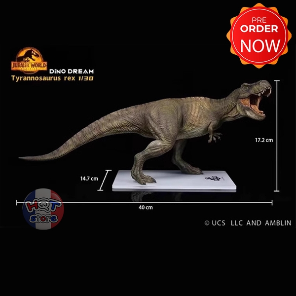 Mô hình khủng long Tyrannosaurus Rex T-Rex Dino Dream JW tỉ lệ 1/30