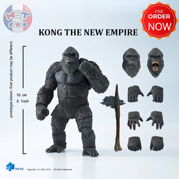 Mô hình Kong Action Figure HIYA Godzilla x Kong The New Empire