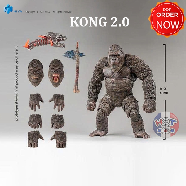 Mô hình Kong 2.0 HIYA Toys Godzilla x Kong Action Figure