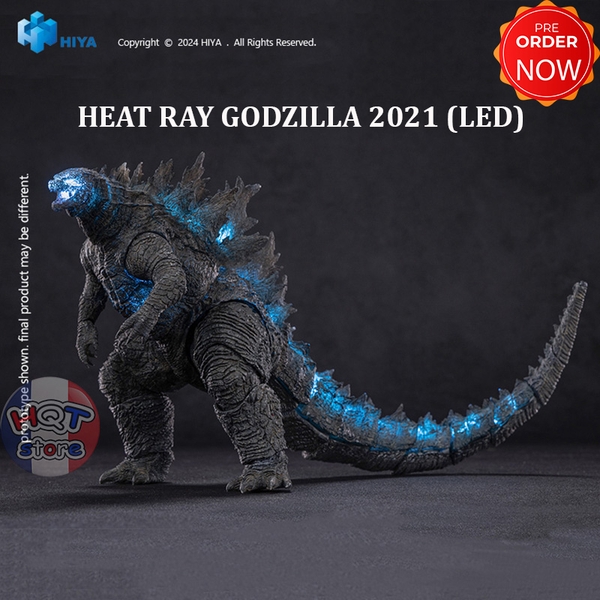 Mô hình Heat Ray Godzilla 2021 (LED) Action Figure HIYA Godzilla vs Kong