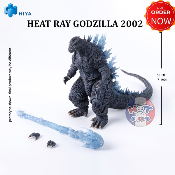 Mô hình Heat Ray Godzilla 2002 HIYA Toys Action Figure