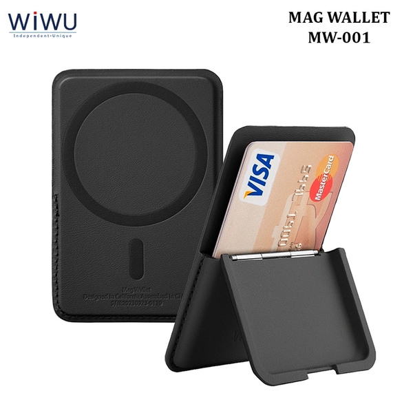 Ví Magsafe da đựng card hít từ tính WIWU Mag Wallet cho iPhone