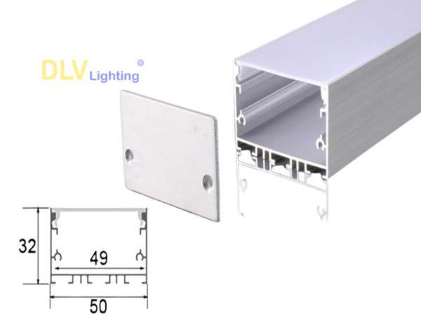 Thanh nhôm cho đèn led 5032 (DLV-5032)