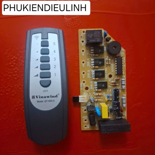 VINAWIND QT1500-X VỈ MẠCH,ĐIỀU KHIỂN QUẠT TRẦN ĐIỆN CƠ THỐNG NHẤT (HÀNG CHÍNH HÃNG)