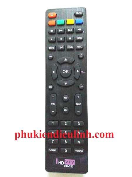 ĐIỀU KHIỂN ĐẦU THU HÙNG VIỆT DVB-T2 HD-323