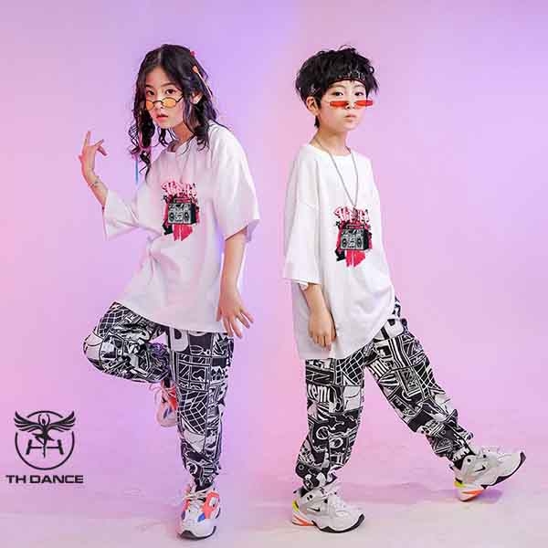 QUẦN ÁO NHẢY HIP HOP CHO BÉ - TEE SUP PANTS