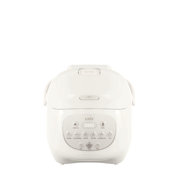 Nồi cơm điện lòng gốm tự nhiên UNIE URC815 nấu cơm cháy giòn tan, dung tích 1,5L, hẹn giờ nấu 24 tiếng