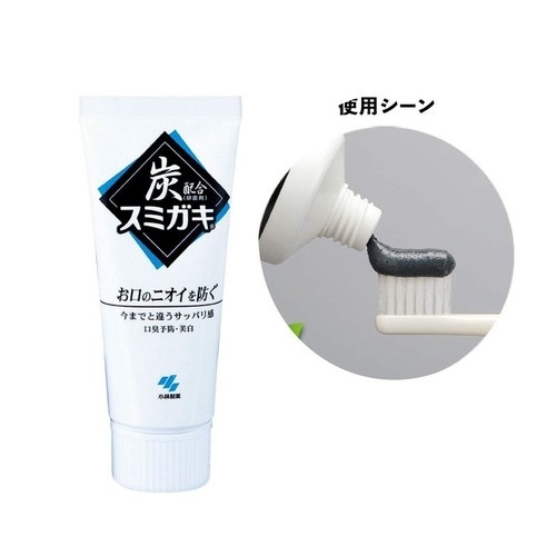 KĐR Kobayashi than hoạt tính 100gr - Mẫu MỚI, chuẩn nội địa Nhật Bản - SKU:  4987072071861 Konnichiwa Mart