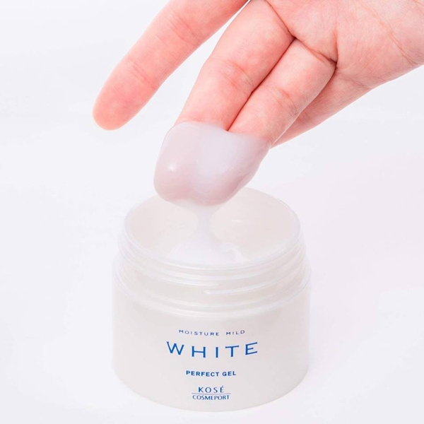 Kem dưỡng KOSE Moisture Mild White 50g - Mẫu MỚI, chuẩn nội địa Nhật Bản -  SKU: 4971710381498 Konnichiwa Mart