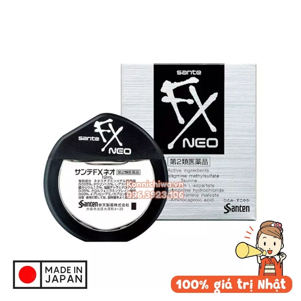 nho-mat-santen-fx-neo-12ml-mau-bac