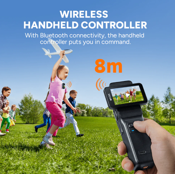 Camera Hành Trình Siêu Nhỏ SJCAM C400 4K Chống rung Gyro 6 trục Màn hình lật xoay Pocket (Hàng đặt trước)