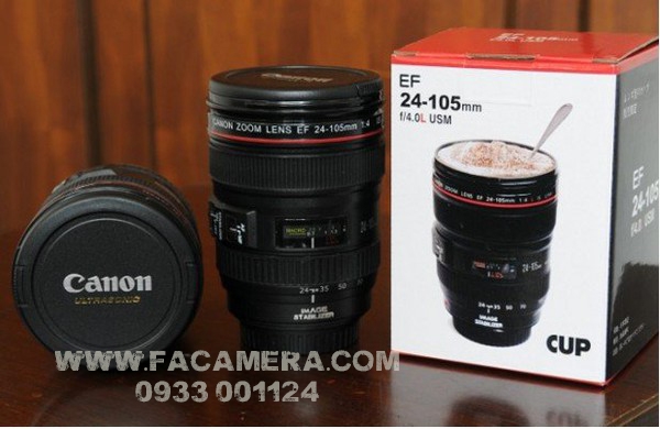 Lens cup Canon 24-105mm, ly nước giữ ấm Canon 24-105mm